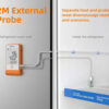 GSP-6G Digital Temperature and Humidity Data Logger with Detachable Buffered Probe with Calibration Certificate