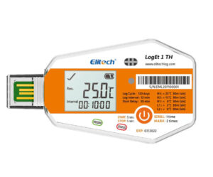 LogEt 1 TH Single Use Temperature and Humidity Data Logger，-30℃-70℃/-22℉-158℉