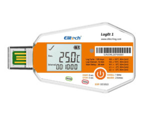Elitech LogEt 1 Temperature Data Logger Single Use PDF Report USB Port 16000 Points，-30℃-70℃/-22℉-158℉