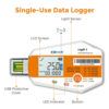 Elitech LogEt 1 Temperature Data Logger Single Use PDF Report USB Port 16000 Points，-30℃-70℃/-22℉-158℉