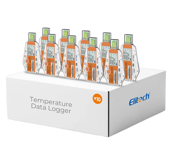 Elitech LogEt 1 Temperature Data Logger Single Use PDF Report USB Port 16000 Points，-30℃-70℃/-22℉-158℉