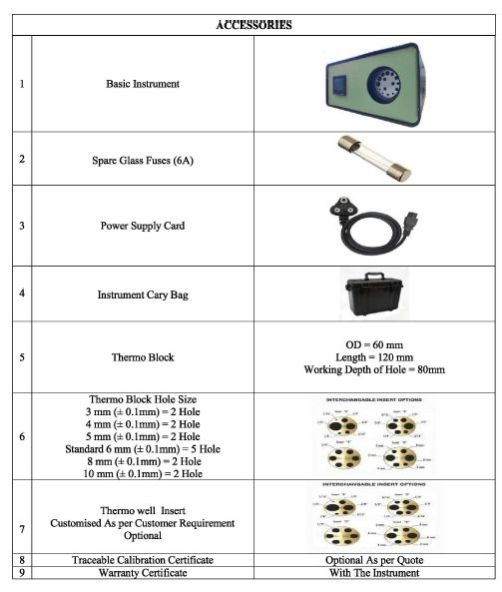 SUD-500 Mini Hot Dry Block Temperature Calibrators