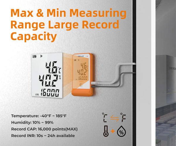 GSP-6 Digital Temperature and Humidity Data Logger