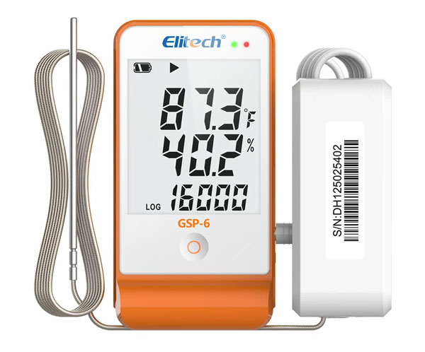GSP-6 PTE Ultra Low Digital Data Logger -121℉ to 302℉ Recorder 16000 Points